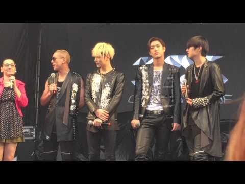 150711 Cross Gene introduction @ Anime Friends 2015