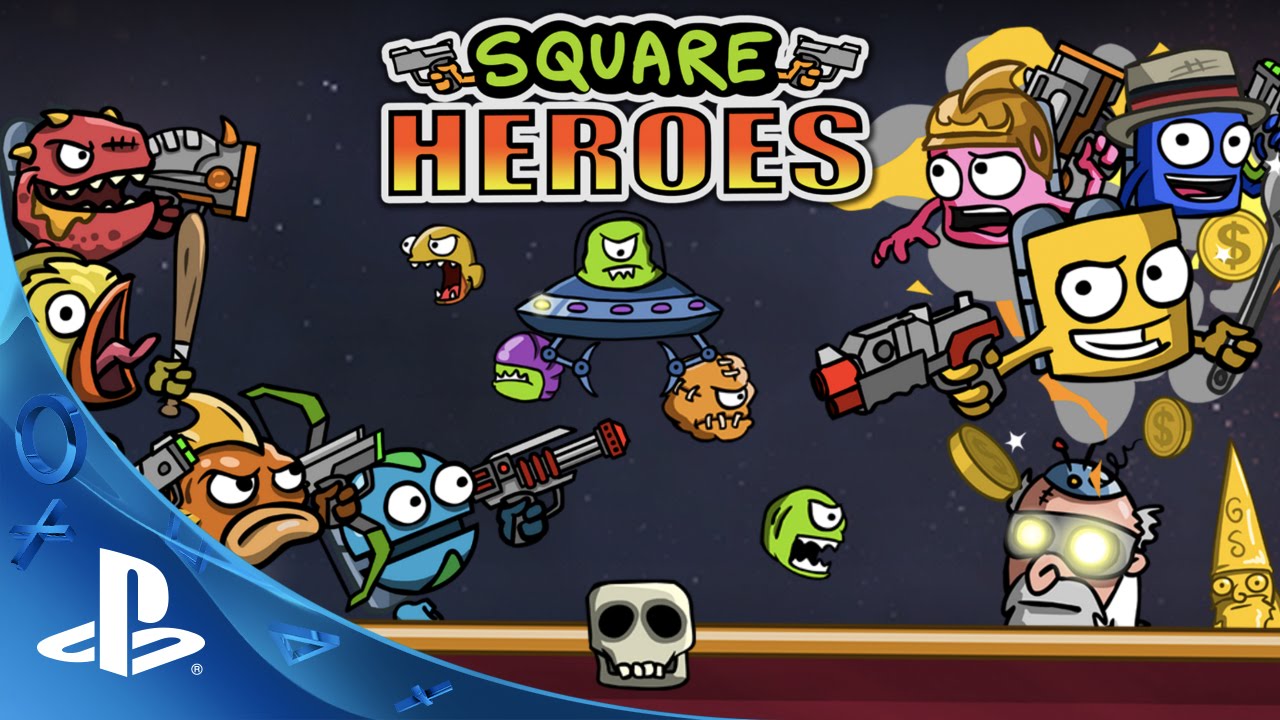 El shooter multijugador controlado con dos joysticks, Square Heroes, llegará a PS4 el próximo mes