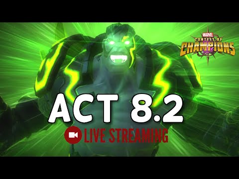 Exploring Act 8.2 Part 1 - 8.2.1 100% push - Lets Go!!!!! | Marvel Contest of Champions