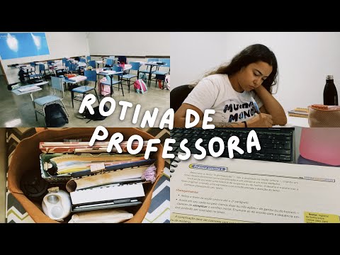 VLOG ROTINA DE PROFESSORA #1 | Rotina de professora na primeira semana de aula ?‍???
