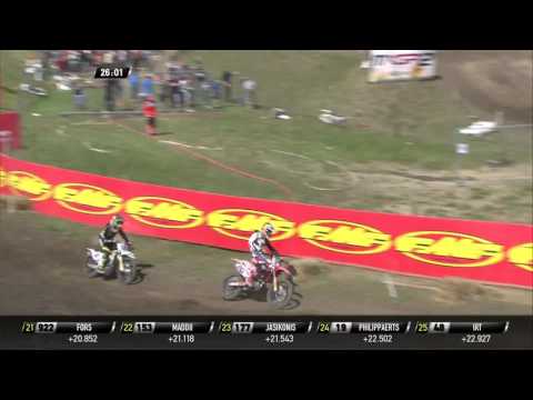 Tim Gajser passes Max Nagl MXGP of Germany MXGP race 1 - motocross 2016