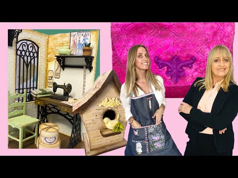 Getting Started 2023 Program 20: Painting on Fabric - Deco Transfer - Kits to Build - Little Houses