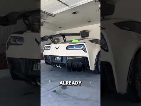 Corvette C7 ZR1 ZTK Conversion: High Wing Rear Spoiler Install!@extremeonlinestoreYT