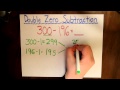 Double Zero Subtraction