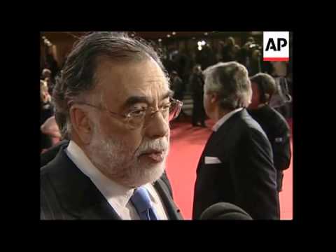 Francis Ford Coppola and cast of  premiere 'Youth Without Youth '