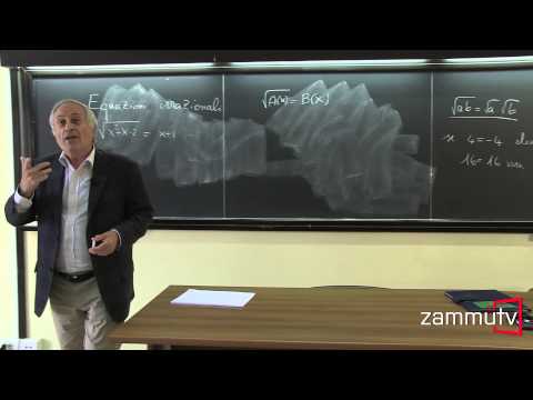 Corso zero di matematica (lezione 14) - Equazioni irrazionali