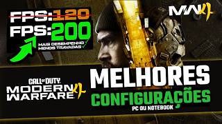 MELHORES CONFIGURAÇÕES COD MW4 BETA WARZONE  PARA MAIS FPS E MENOS INPUT LAG!