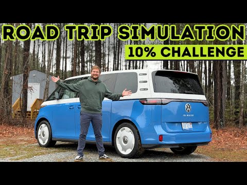 Volkswagen ID. Buzz Road Trip 10% Challenge! It's Not As Bad As You Think