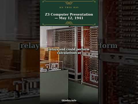 Z3 Computer Presentation — May 12, 1941