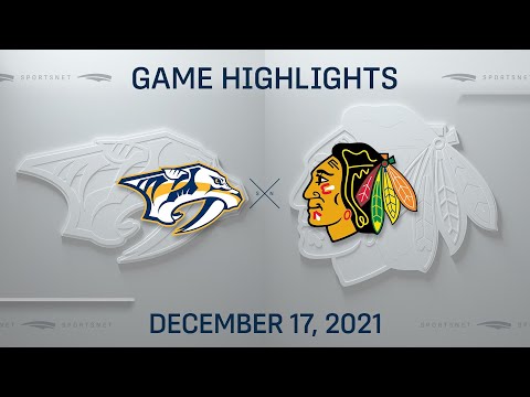 NHL Highlights | Predators vs. Blackhawks - Dec. 17, 2021