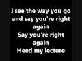 The Red Jumpsuit Apparatus- Face down lyrics ...