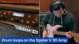Video thumbnail for Drum loops on the Line 6 Spider V 30 Amp by Best Buy Canada Product Videos