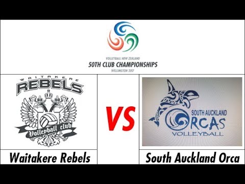 VNZ Club Champs 2017: Mens Pool B - Waitakere Rebels vs South Auckland Orca
