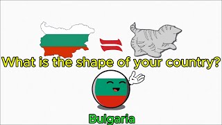 The shape of your country #countryballs #usa #vietnam #china #russia