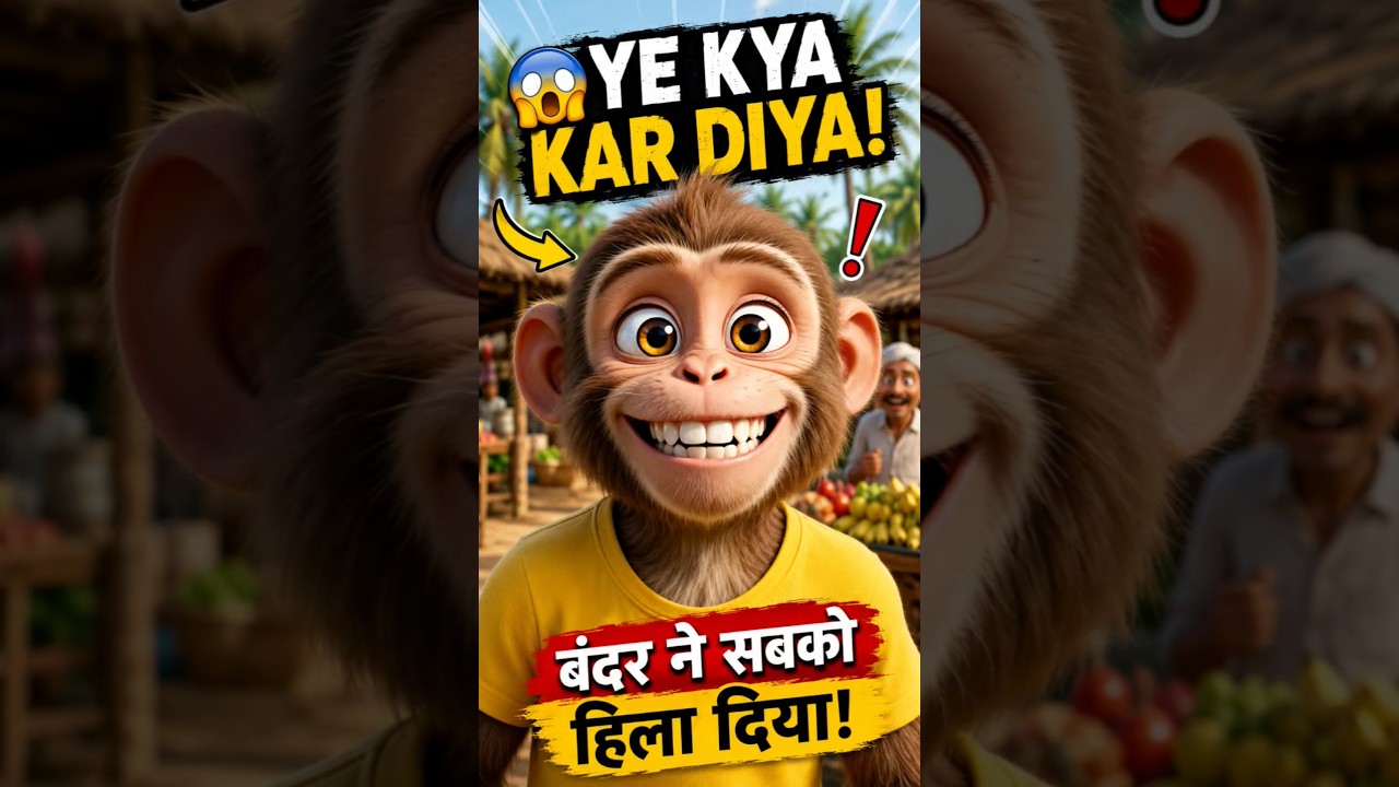 🔥 “इस बंदर ने ऐसा क्या कर दिया? 😱😂 देखकर हंसी नहीं रुकेगी!”#shorts #explore #trendingshorts