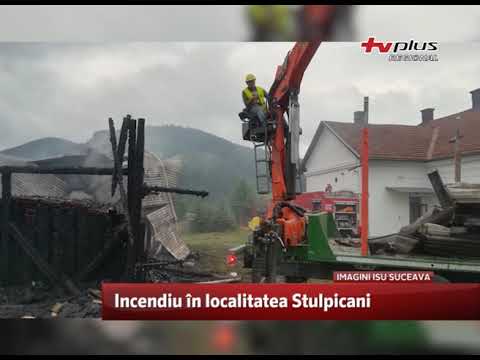 Incendiu în localitatea Stulpicani