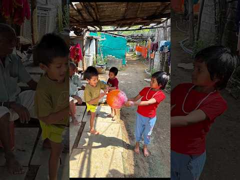GrandFather GrandChildren Unbreakable balloon 🎈 | తాత మనవడు  బుగ్గ  #hearttouching #cherry #shorts
