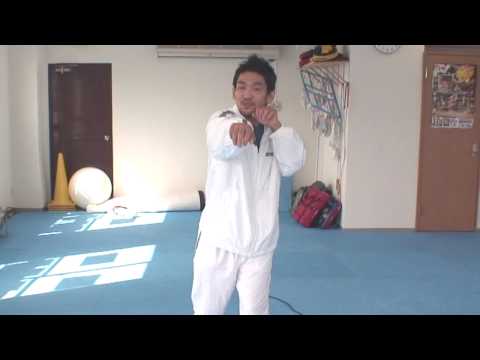 総合格闘技の基本9　ワンツーとミドルキックのコンビネーション