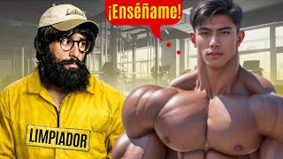 El conserje deja en RIDÍCULO al culturista más fuerte del mundo 💪🔥 Gym Prank de Anatoly