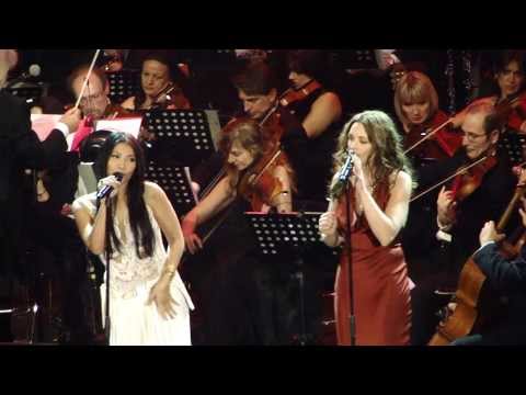 Anggun ft' Natasha St Pier - Vivre d'Amour (Live Concerto di Natale Roma 7.12.2013)
