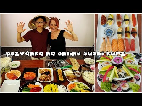 Pozvánka na online sushi kurz