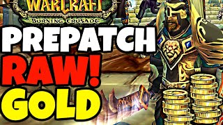 Make EASY Gold in TBC Prepatch | RAW Gold & Materials | TBC Anniversary Servers