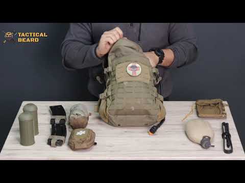 Direct Action Backpack pannel Spitfire, Cosa mettere nello zaino tattico per operazioni di max 24h