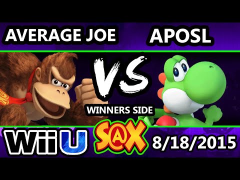 S@X 111 - VGBC | Aposl (Yoshi) Vs. Average Joe (Donkey Kong) SSB4 Tournament - Smash Wii u - Smash 4