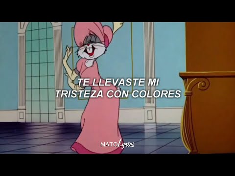 , title : '"Mi Corazón, con flores te llevaste mi tristeza, con colores 💐"-Monsieur Periné (Letra) | Bugs Bunny