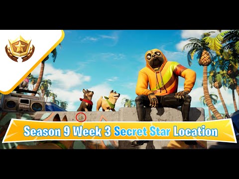 Fortnite Season #9 Week #3 Secret Battle Star Location Guide .