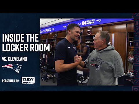 Patriots Celebrate Win Over the Browns | Inside the Locker Room Video