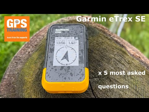 5 most asked questions - Garmin eTrex SE