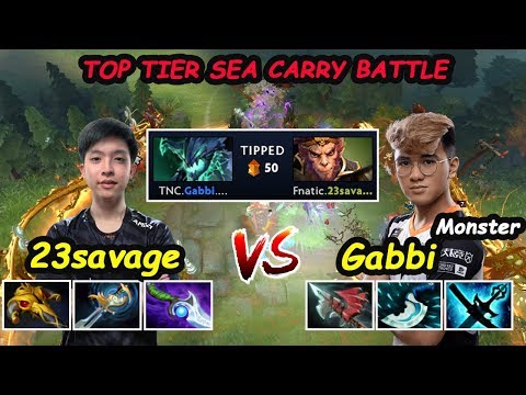 TNC Gabbi [Outworld Devourer] vs Fnatic 23savage [Monkey King] 7.24 Dota 2 pro Gameplay
