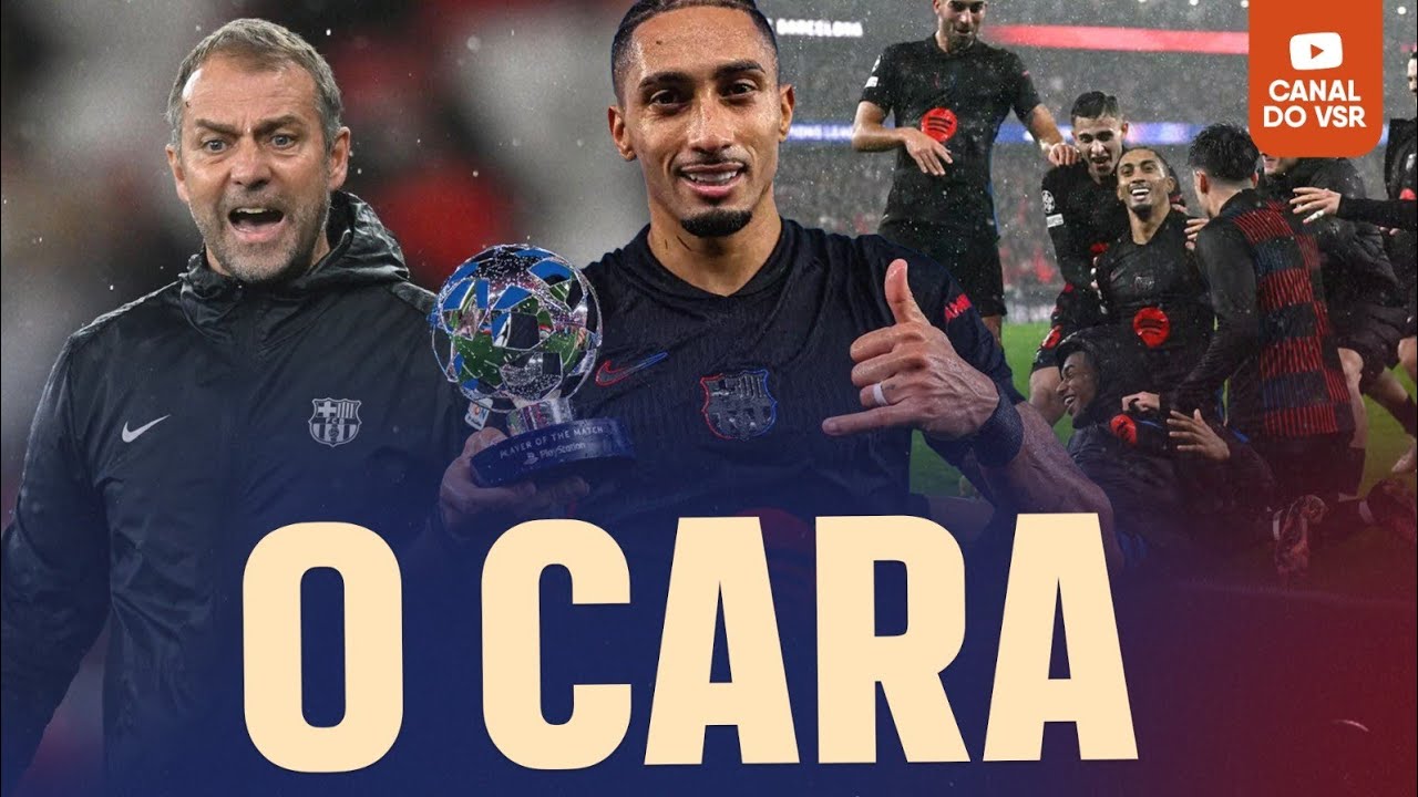 RAPHINHA DÁ AULA DE VOLTA POR CIMA E É O CARA DO BARÇA