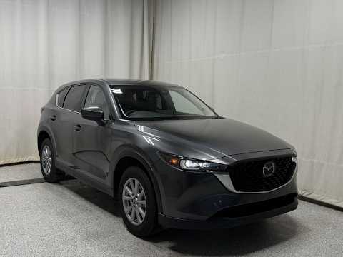 2024 Mazda CX-5 GS AWD w/o CD in Gray for sale at Park Mazda in Sherwood Park, AB