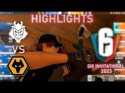 INTERROGATION! G2 vs Wolves - HIGHLIGHTS - Upper Bracket - Six Invitational 2023 - R6 Esport