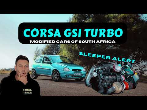 Ultimate Sleeper 200kW Turbo Corsa B GSI Review #sleepercorsa #turbocharged #modifiedcarsofRSA