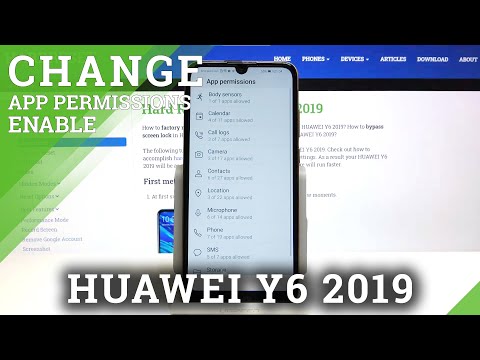 How to Manage Apps Permissions on Huawei Y6 2019 – App Access
