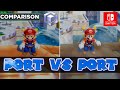 Super Mario Sunshine Comparison Gamecube Vs Switch Port Vs Port