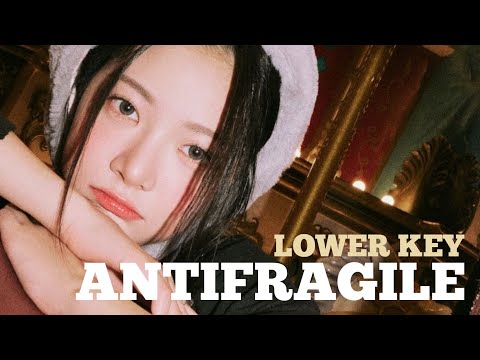 [KARAOKE] Antifragile - LE SSERAFIM (Lower Key) | Forever YOUNG