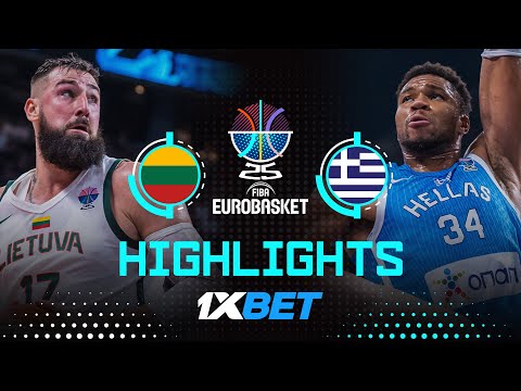 Giannis, Greece 🇬🇷 overcome Lithuania 🇱🇹 for first #EuroBasket Semi-Final appearance in 16 years!