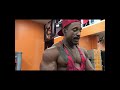 Showders training and posedown
