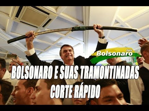 BOLSONARO e seus CORTES TRAMONTINA antes de eleito como Presidente.