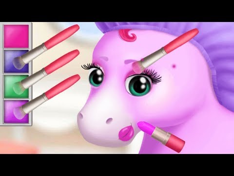 Fun Baby Pony Care Kids Game - Pony Sisters Hair Salon 2 - Play Pet Horse Makeover Games For Girls