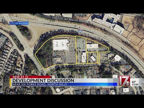 Developer looks to rezone area off Six Forks Road for up to 20 stories