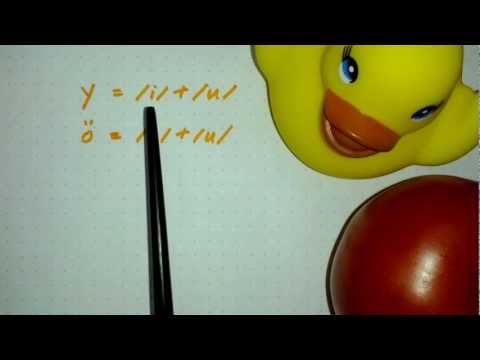 thinkinfinnish: Finnish vowels y and ö