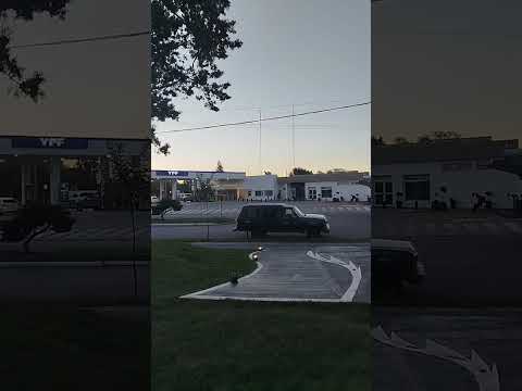 Un lugar de descanso en frente de la YPF de Victorica en la Pampa