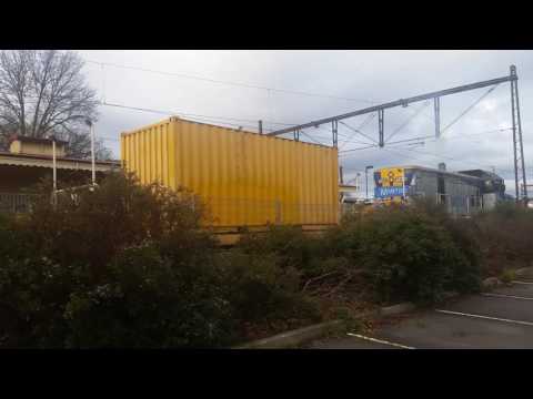 T376 and ballast train at Lilydale 3 / 7 / 16