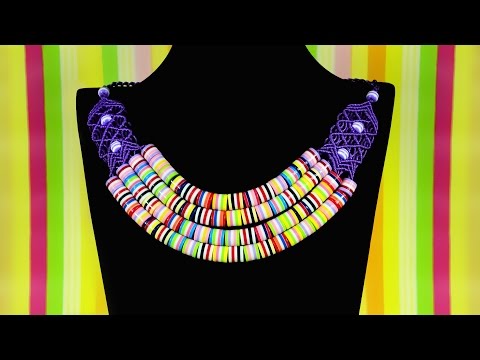 Snaky Macramé Necklace Tutorial