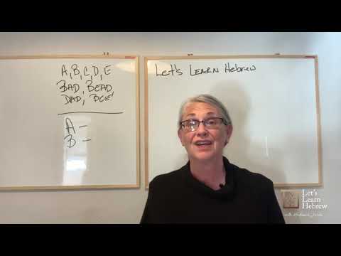 Let's Learn Hebrew: English vs. Hebrew What's the Difference?